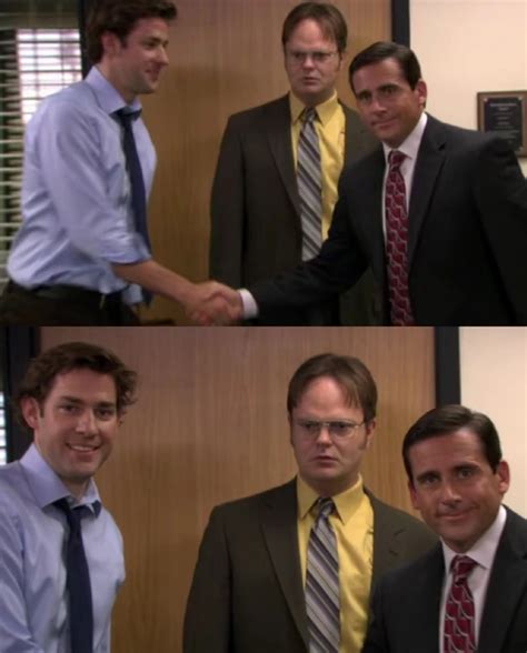 The Office Handshake Meme Template Hd