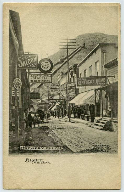 Brewery Gulch. Bisbee, Arizona - Territorial and Early Statehood ...