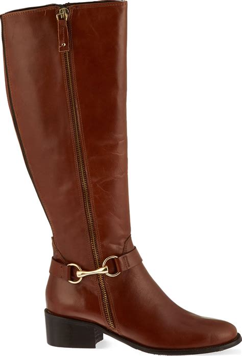 Carvela Kurt Geiger Waffle Knee-high Boots in Brown - Lyst