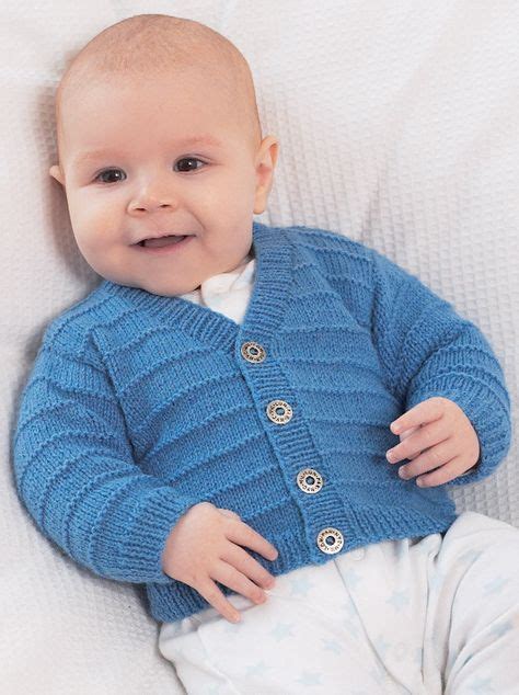 Moss and Garter Stitch Cardigans in Sirdar Snuggly 4 ply 50g - 1373 - Downloadable PDF ...