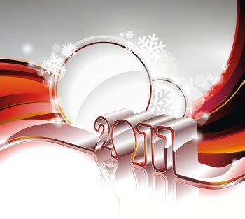 All Vector Design: 2011 New Year Greeting Card and Post Card Design Vector Element