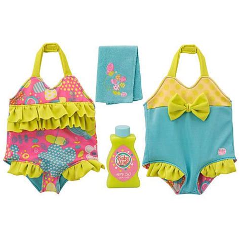 Baby Alive Reversible Outfit - Poolside Cutie Bathing Suit | Baby alive doll clothes, Baby alive ...