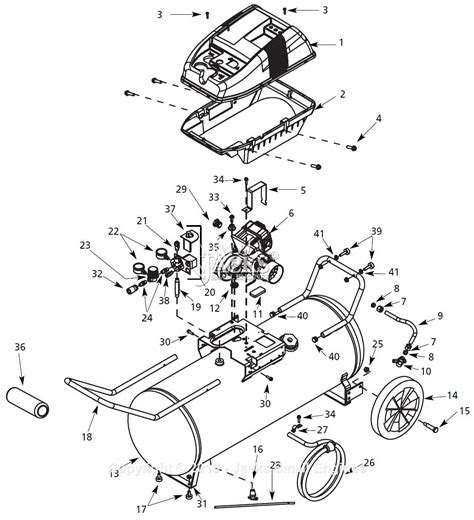 Husky Air Compressor Parts Diagram | Reviewmotors.co