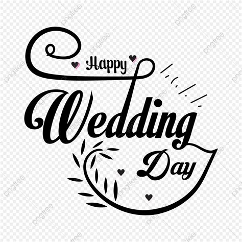 Happy Wedding Day, Heart Wedding, Romantic Wedding, Free Vector Graphics, Vector File, Vector ...