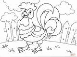 Rooster coloring Page  Free Printable Coloring Pages sketch template