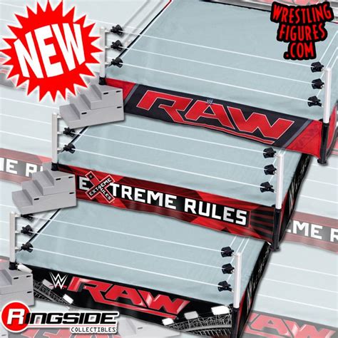 NEW WWE RING SKIRT RSC EXCLUSIVES ARE IN-STOCK! 8-25-16 | WrestlingFigs