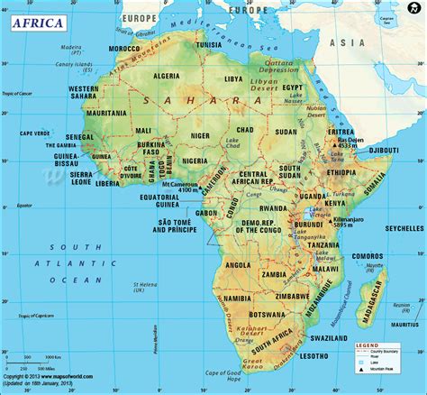 africa map - Free Large Images