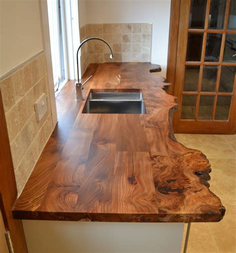 kitchen worktop Live Edge Countertop, Wood Countertops, Wooden Kitchen ...