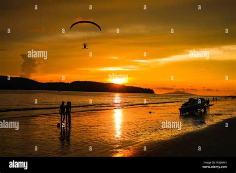 Langkawi Beach Sunset Malaysia Stock Photo - Alamy