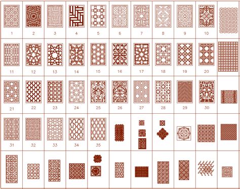 Blocks of floor pattern designs dwg file - Cadbull