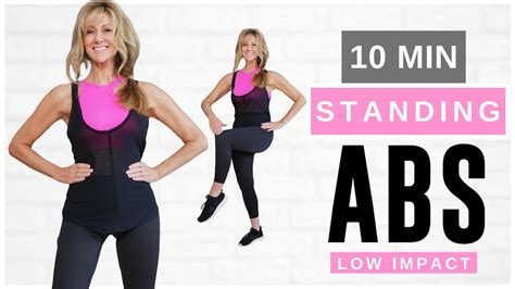 10 Minute STANDING ABS Indoor Workout For Women Over 50 | Burn Belly Fat! – FastestWellness