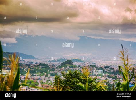 Aerial view of Kathmandu City Capital of Nepal,Bird Eye View Kathmandu ...