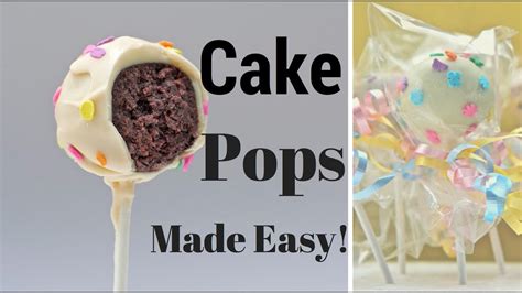 How To Make CAKE POPS ~ Easy Cake Pops Tutorial - YouTube