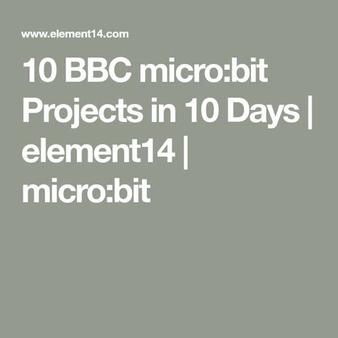 20 Best Microbit Projects images | Projects, Coding, Robot kits