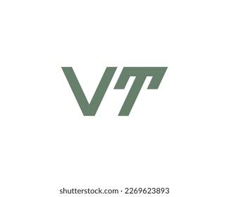 Vt Logo Design Vector Template Stock Vector (Royalty Free) 2269623893 | Shutterstock