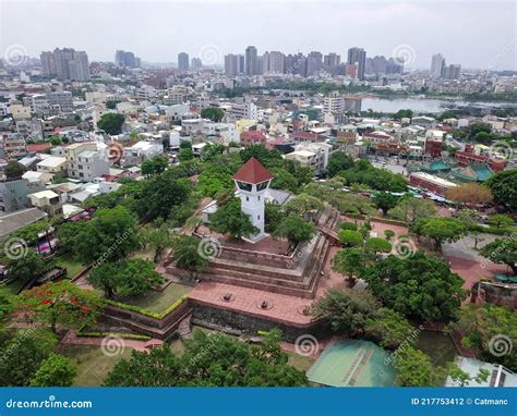 Aerial View of Fort Zeelandia, Tainan, Taiwan Stock Photo - Image of ...