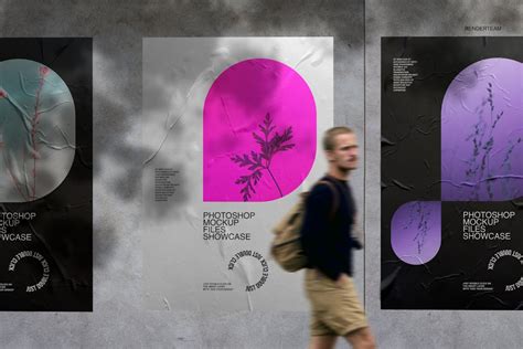 Wall Poster Mockup Set | Premium & Free PSD Mockup Store