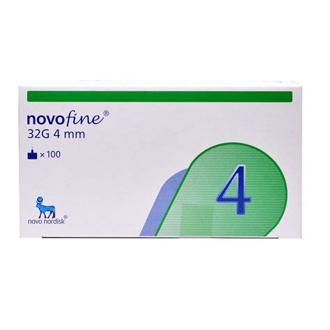 Health Shop - Novofine Needle 4mm x 32g 100s