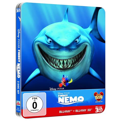 Disney Pixar Finding Nemo 3D 2D Blu Ray Steelbook Limited Edition