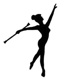 Engaging occupations | Majorette, Silhouette, Silhouette images