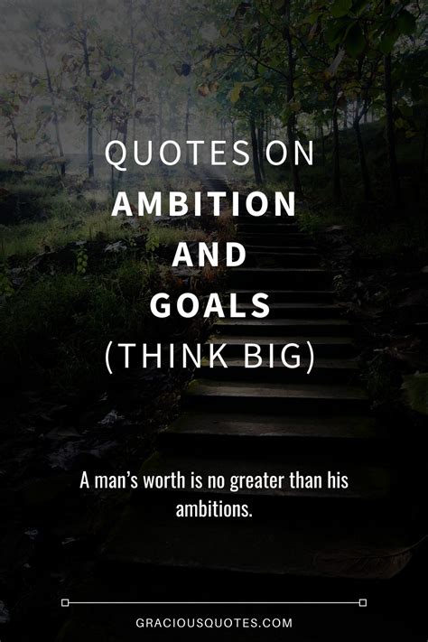 Top 21 Quotes on Ambition and Goals (THINK BIG)