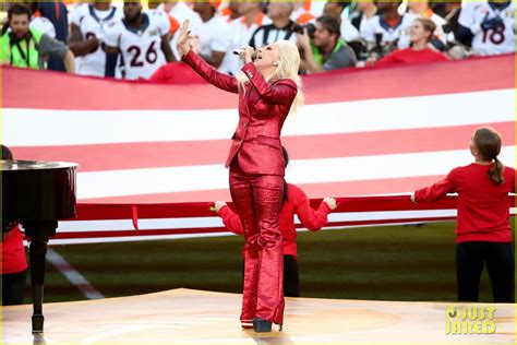 Lady Gaga Sings National Anthem at Super Bowl 2016 (Video): Photo ...