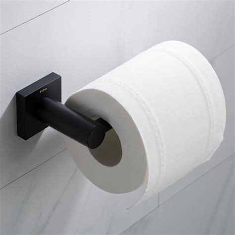 KRAUS Ventus Bathroom Toilet Paper Holder in Matte Black-KEA-17729MB - The Home Depot