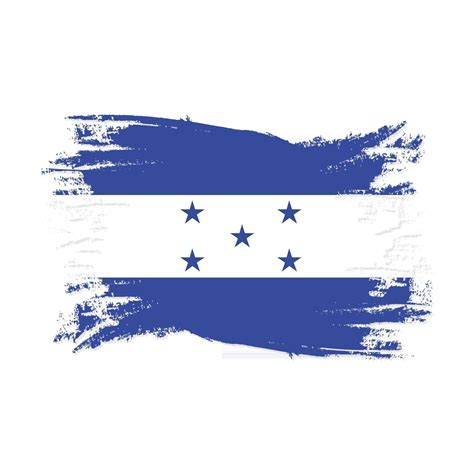 bandera de honduras con pincel de acuarela 2982635 Vector en Vecteezy