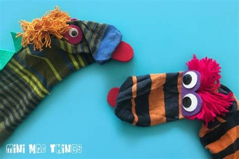 Classic Sock Puppet Craft for Kids - Red Ted Art - Kids Crafts