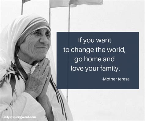 Mother Teresa Quotes On Family - ShortQuotes.cc