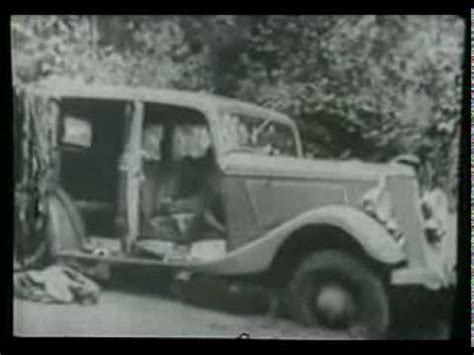 Bonnie and Clyde death scene, 1934. - YouTube