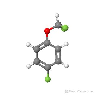 1-(Difluoromethoxy)-4-fluorobenzene Structure - C7H5F3O - Over 100 million chemical compounds ...