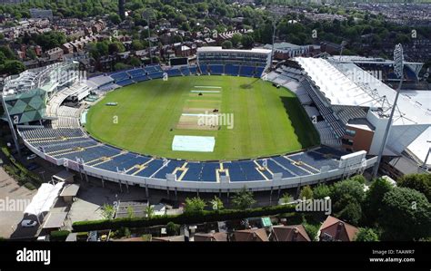 An aerial view of Headingley Cricket Ground, Leeds Stock Photo - Alamy