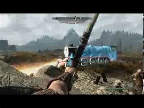 Skyrim: Thomas the Tank Engine mod - YouTube