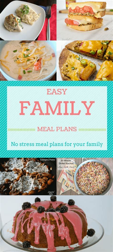 Easy Family Meal Plans Week 7 - Tastefully Eclectic