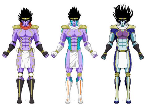 Star Platinum Sprite Design Parts 3, 4, and OVA by Supermynci on DeviantArt