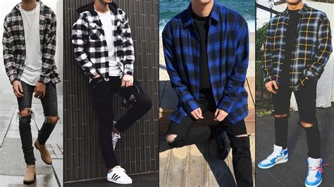 15 FLANNELS OUTFITS 2022 | How To Style Flannels For Men | Flannel ...