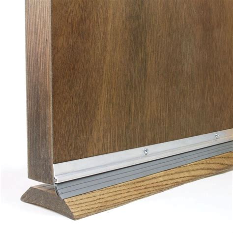 M-D Building Products 1-1/4 in. x 36 in. Single-Fin Aluminum and Vinyl Door Sweep-05090 - The ...