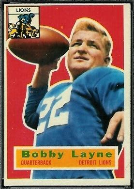 Bobby Layne - 1956 Topps #116 - Vintage Football Card Gallery