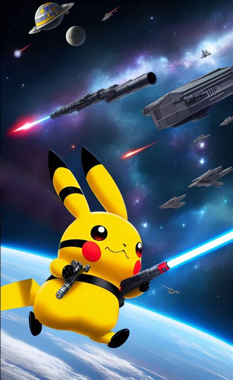 Space Pikachu by DjedgeProd on DeviantArt