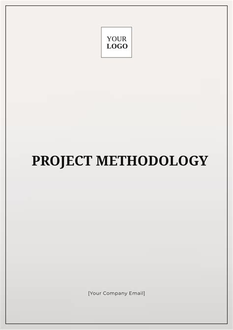 Free Project Methodology Template - Edit Online & Download | Template.net