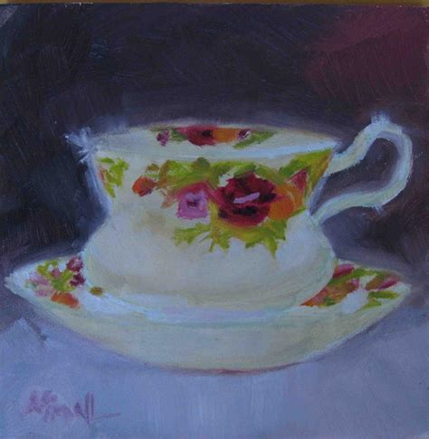 Teacup Painting by Anne Small | Fine Art America