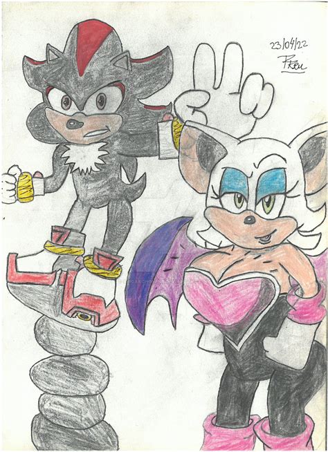 Shadow and Rouge by SirGarchomp45 on DeviantArt