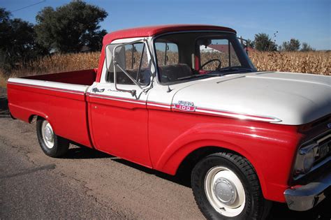 1964 FORD F-100- CUSTOM CAB LAST CHANCE 7716 ORIGINAL MILES V-8 STICK ON FLOOR - Classic Ford ...