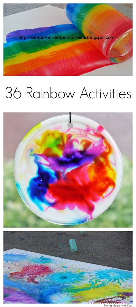 36 Rainbow Activities for Babies, Toddlers, Preschoolers and Older Kids