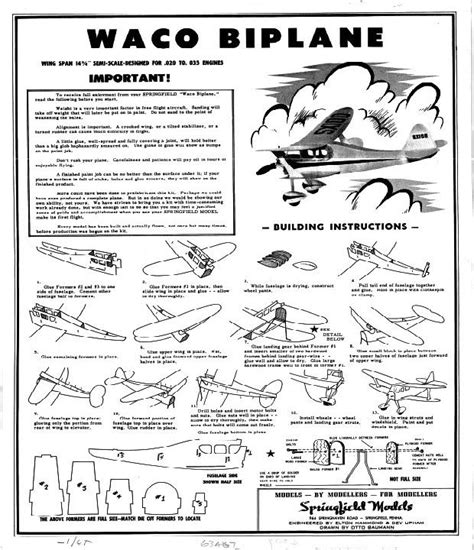 WACO BIPLANE – AMA – Academy of Model Aeronautics