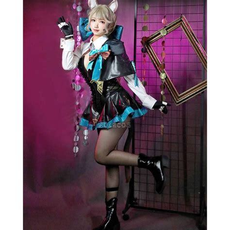 Genshin Impact Fontaine Lynette Cosplay Costume