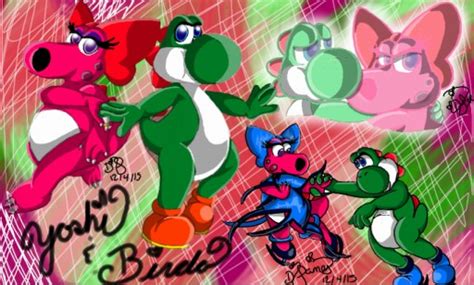 Yoshi and Birdo - Birdo Fan Art (39368641) - Fanpop