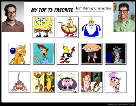 My Top 13 Favorite Tom Kenny Characters by Bart-Toons on DeviantArt