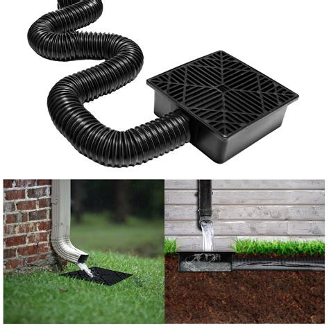 Buy KYWYOYOU Rain Gutter Downspout Extensions Flexible, Catch Basin Downspout, Down Spout ...